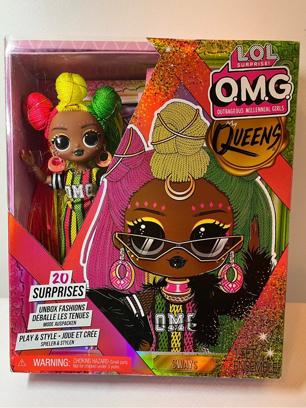 New. L.O.L. Surprise! O.M.G. Queens 'Sways' Doll - retired. Rare. Collectible